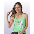 thumbnail image 2 of Color I Choose Truth Banner Racerback Tank Women -Image by Shutterstock, Female XX-Large, 2 of 4