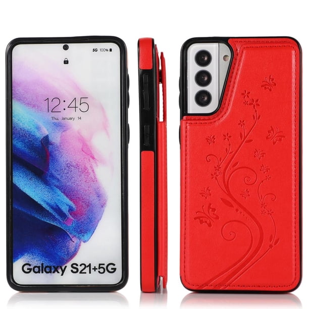 Funda tipo billetera para Samsung Galaxy, cubierta de cuero para teléfono Samsung Galaxy A13, A33, A53, A73, A50, A70, S22, S21, S20, S10, S9 Plus FE ULTRA A12, A32, A52, A72 qym unisex