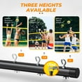 Patiassy Outdoor Portable Volleyball Net Set System for Backyard