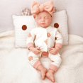 thumbnail image 1 of Muñeca Reborn GiggleBabble, completamente de silicona, 45 cm, con ropa, 1 of 7