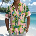 thumbnail image 6 of Ankishi Men's Hawaiian Shirts Lobster Button Down Casual Short Sleeve Carnival Beach Shirts Trendy Tops for Travel, 6 of 7