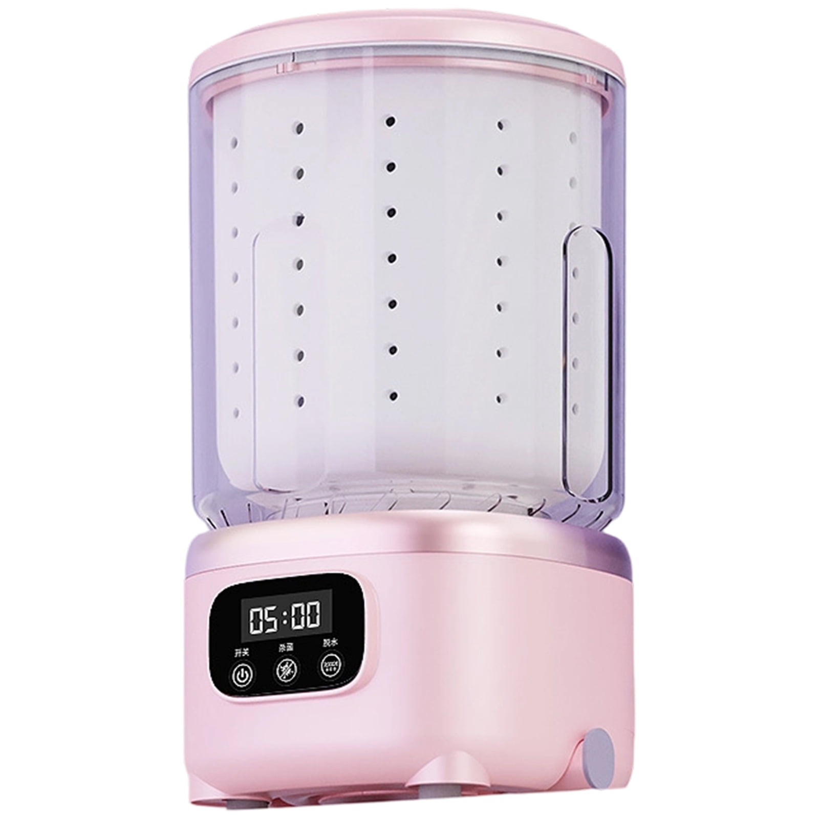 Compact Automatic Tiny Transportable Washer Turn Dryer 2L Capacity With Royal Blue Light Pasteurization For Dormitory Apartment Travel