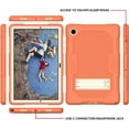 thumbnail image 4 of Case for Samsung Galaxy Tab A8 or Tablet Model SM-X200/X205/X207, Slim Duty Drop Proof Shockproof Protective Cover with Stand Pencil Holder for Samsung Galaxy Tab A8 10.5 inch 2022 (Coral Orange), 4 of 14