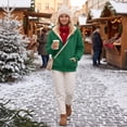 thumbnail image 6 of Lumtrix Women'S Sherpa Lined Full Zip Hoodie Warm Fleece Hooded Sweatshirt Casual Trendy Winter Thick Coat With Pocket Green M, 6 of 9