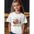 thumbnail image 1 of Funny Halloween Tee Chick Or Treat Halloween Chicken T-Shirt, 180g, 1 of 8