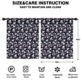 thumbnail image 2 of Blackout Kids Curtains,Dark Unicorn Rainbow Heart Pattern Childrens Insulated Curtains Set Of 2,Bedroom Essentials,Toddler Room Decor 52"x63", 2 of 5