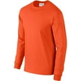thumbnail image 3 of Gildan Mens Plain Crew Neck Ultra Cotton Long Sleeve T-Shirt, 3 of 5