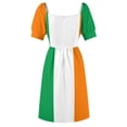 thumbnail image 5 of Ireland Flag Sleeveless Dress womens dress elegant guest wedding dress, 5 of 6