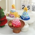 thumbnail image 4 of YUNOVA Handmade Colorful Crochet Christmas Tree Ornaments, Christmas Decorations for Tree, Mantel, Car, Gift Idea, 4 of 9