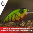 thumbnail image 2 of 6th Sense – Crush Flat 75X Squarebill Bass Fishing Lure Flat-Sided Crankbait for Shallow Cover, 2 of 9