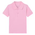 thumbnail image 4 of HCNTES Toddler Boys Comfort Inducing Short Sleeve Polo Shirts for School Play and Quiet Moments,15-16 Years Light Pink, 4 of 4