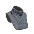 thumbnail image 2 of GUOOL Motorcycle Neck Warmer Winter Neck Cover 30x33cm Soft with Zipper Chest Protector Balaclava for Riding Daily Commutes Fishing gray, 2 of 9