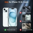 thumbnail image 2 of Mionbel Magnetic for iPhone 15 Case (Compatible with MagSafe)(Military Grade Drop Protection) Translucent Matte Shockproof Phone Cover,Pink, 2 of 7