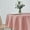 Pale Blush, variant on Round Weaved Texture Design Tablecloth Spill-Proof Wrinkle Free Soft Washable Table Cloth for Circular Table Cover, for Dining Room Banquet Parties Holiday Dinner, 90 Inch Pale Blush