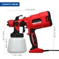 thumbnail image 4 of 1 Set Paint Sprayer Electric Paint Sprayer High Pressure Spray Paint For House Painting With Us Plug, 4 of 8