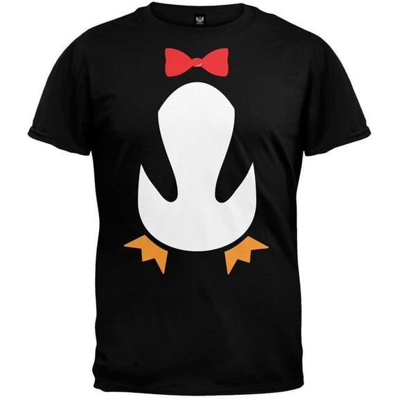 Halloween Men's Penguin Costume Short Sleeve Graphic Tee