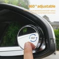 thumbnail image 3 of Soumake 1 Pair Suction Cup Car Convex Blind Spot Mirrors Wide-Angle View 360-Degeee Rotation Blind Spot Rearview Mirrors Car Accessories, 3 of 8