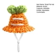thumbnail image 4 of enjoywould Small Pet Hat Adorable Knitted Hamster Hat Adjustable Small Pets Headwear Pet Costume Accessory, 4 of 7