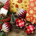 thumbnail image 3 of Christmas Balls 9/16Pcs Create Atmosphere Unbreakable Ornamental  Party Hanging Ball Pendants, 3 of 4