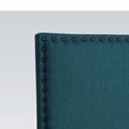thumbnail image 3 of Benzara BM204337 Wood & Fabric Queen Size Headboard with Nail Head Trim, Blue, 3 of 3