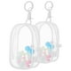 thumbnail image 1 of bolsas transparentes para exhibir figuras, con llavero, para guardar muñecas pequeñas y portátiles, de PVC, para coleccionistas de minifiguras., 1 of 7