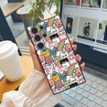 thumbnail image 4 of Destaca entre la multitud: funda plateada esmerilada de doble capa con ilustraciones extravagantes para iPhone 15 Pro Max 14 13 12 Pro 11, 4 of 4