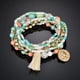 thumbnail image 2 of 6 unids/set de pulsera multicapa con cuentas bohemias para mujer, colgante de moneda de Metal a la moda Vintage, pulsera con borla, regalo de joyería de vacaciones Tan Jianjun unisex, 2 of 2