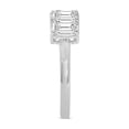 thumbnail image 4 of TimeLe$$ Classics 14K White Gold Round Lab Grown Diamond Ladies Five Stone Wedding Anniversary Stackable Ring Band - 0.50 CTTW (Ring Size: 7.5), 4 of 6