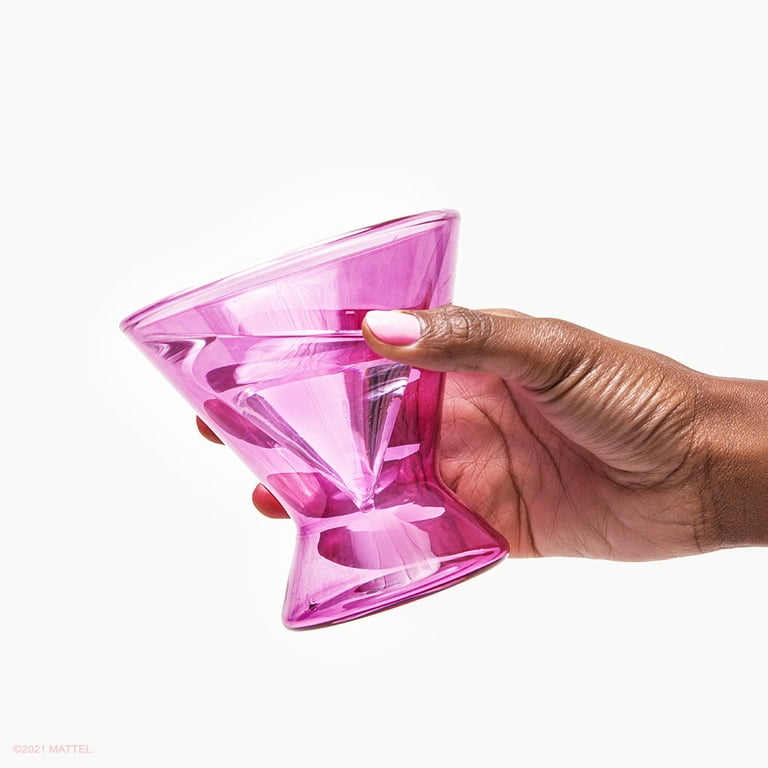 Dragon Glassware x Barbie Martini Glasses, Pink and Magenta Crystal Glass,  As Seen in Barbie The Mov…See more Dragon Glassware x Barbie Martini