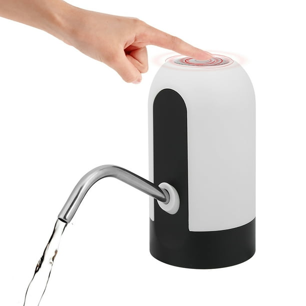 FAGINEY Pompe à Eau de Bouteille, Distributeur de Pompe à Eau, Portable A  Mené la Lumière Pompe à Eau en Bouteille USB Distributeur Rechargeable pour  le Bureau à Domicile 