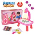 thumbnail image 1 of HLONK Kids Drawing Board Activity Table and Chair Set Bright Colors, 1 of 10