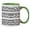 Green, variant on Geometric Line Pattern Ceramic Coffee Mug Minimalist Ergonomic Handle Novelty Daily Drink Cup For Home Office Coworker Gift(Orange-9.5x8.2cm)