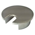 Metal Round Office Computer Desk Grommets Color Matte Nickel Size
