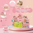 thumbnail image 6 of Tonie Shelf for Tonies Box Set - Tonie Storage for Tonie Box & Tonies Figures & Charging Station, Magnetic Wooden Floating Shelf for Toniebox & 15-33 Tonies Characters, Wall Mounted Rack,Castle Shape, 6 of 7