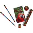 thumbnail image 2 of czcpp-Wild Stationery Set - Parrot School Stationary Sets from . School Supplies Include 2 Pencils, Pencil Eraser, Pencil Sharpener, Ruler, and Cute Notebook. Stationary Supplies Gifts for Kids, 2 of 4