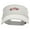 White, variant on American Muscle Car Embroidered Cotton Twill Sun Visor - Khaki OSFM