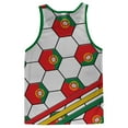 thumbnail image 2 of World Cup Portugal Soccer Ball Adult Mesh Jersey White-Kelly X-LG, 2 of 2