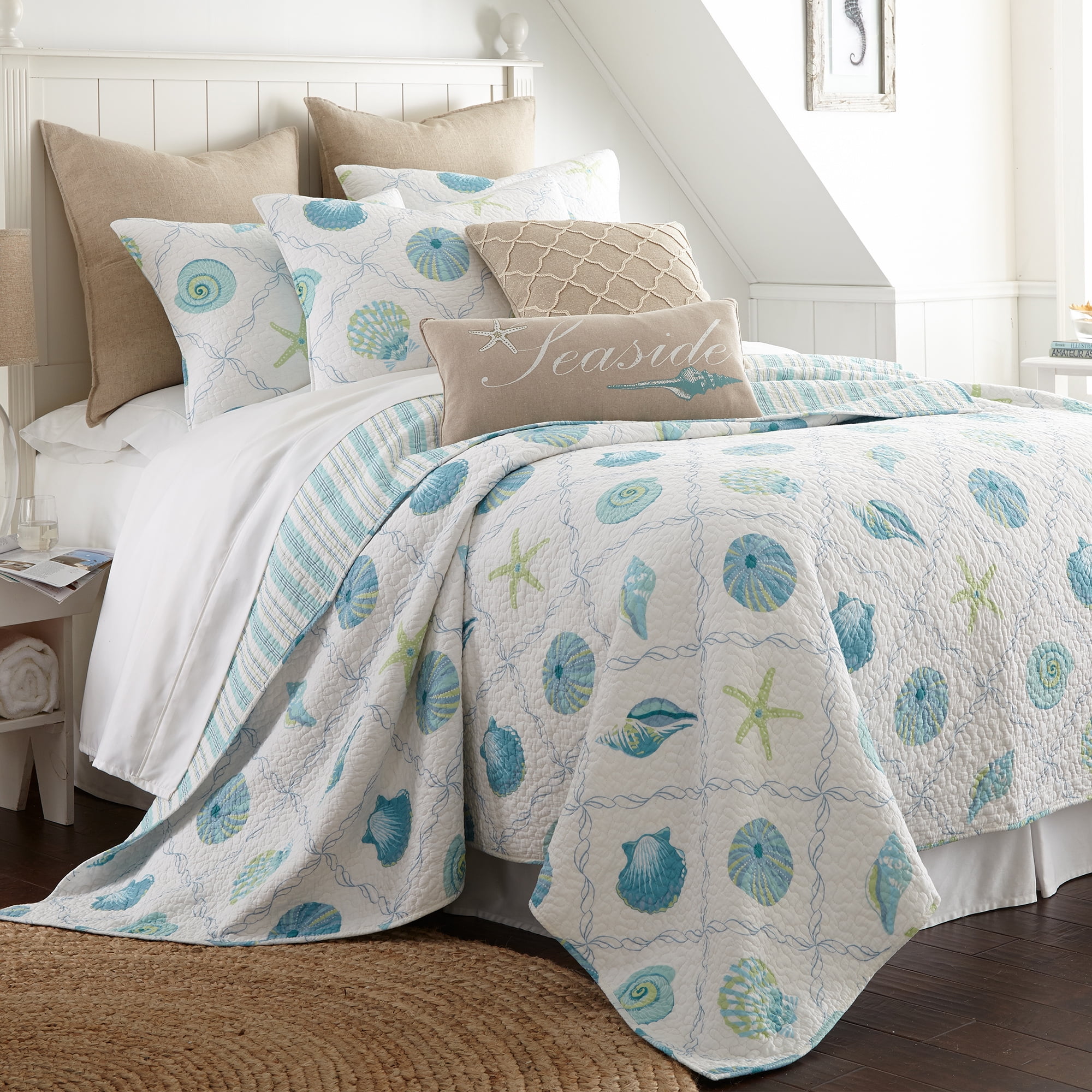 Levtex Home Marine Dream Seaglass Quilt Set King/Cal King Quilt