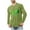 Green, variant on St Patricks Day Shirts Men Long Sleeve Funny Green Heart Shamrock St. Patricks Printed Tee Causal Round Neck Tops