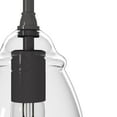 thumbnail image 4 of Hunter - Dunshire 1-light Noble Bronze, Mini Pendant Light, Dimmable, Casual Style, Bell Shaped, for Bedrooms, Dining, Living Rooms - 19652, 4 of 7