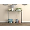 thumbnail image 3 of Safdie & Co. Console Table 35L Dark Taupe Sunken Tray, 3 of 4