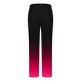 thumbnail image 3 of RYDCOT Men's Gradient Straight Leg Casual Stylish Outdoor Pants Elastic Waist Sweatpants Outdoor Pants Jogging Trousers with Pocket Hot Pink, 3 of 4