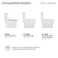 thumbnail image 5 of Toilet Hardware Rose Gold (SM-1T254HBG), 5 of 6