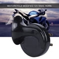 thumbnail image 2 of Bocina de caracol eléctrica universal para motocicleta, 12 V, 110 dB, 510 Hz, altavoz de voz potente, 2 of 13