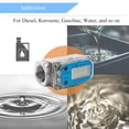 thumbnail image 5 of Medidor de flujo de turbina digital, medidor de flujo de combustible y agua con pantalla LCD, medidor de flujo para diésel, queroseno, gasolina y agua., 5 of 5