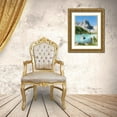 thumbnail image 3 of Zwick, Martin 19x24 Gold Ornate Wood Framed with Double Matting Museum Art Print Titled - Ponta de Sorapis seen from Lago del Sorapis in the Dolomites of the Veneto, 3 of 4