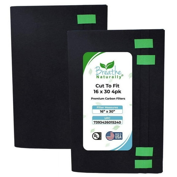 Cut to Fit Carbon Filters - 16x30 4pk