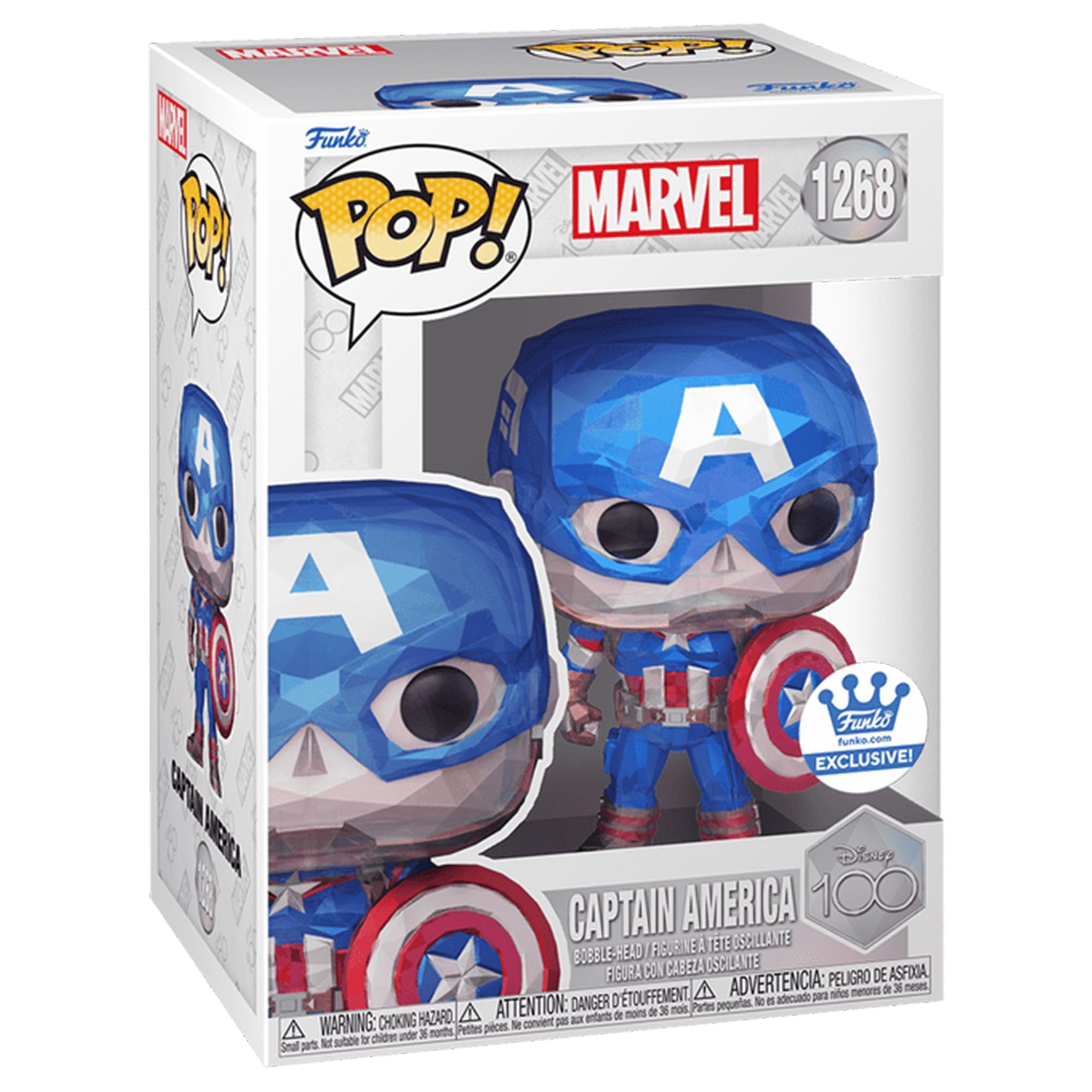 Funko POP! Marvel Vinyl Figures: Endgame - Captain America w Funko POP! Marvel Vinyl Figures: Endgame - Captain America w