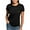 Black, variant on - Delta Sigma Phi Black Logo T Shirt - Womens Tri-blend T-Shirt