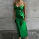 thumbnail image 3 of Mujeres Color sólido Wrap Camis Sling Backless Sin mangas con cuello en V Vestidos OAVQHLG3B Store lin121212, 3 of 4